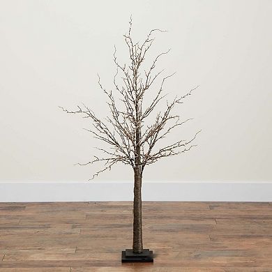 nearly natural 4-ft. Pre-Lit Artificial Twig Tree