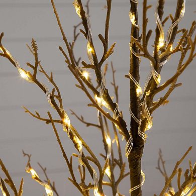 nearly natural 4-ft. Pre-Lit Artificial Twig Tree