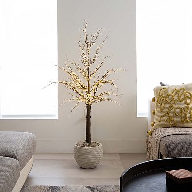 nearly natural 4-ft. Pre-Lit Artificial Twig Tree
