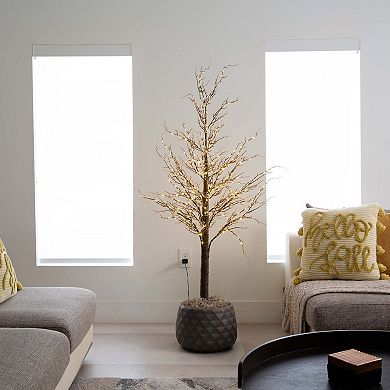 nearly natural 5-ft. Pre-Lit Artificial Twig Tree