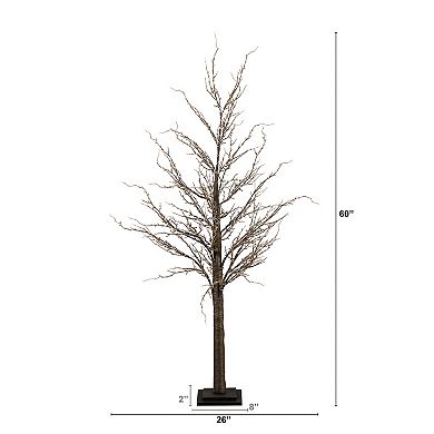 nearly natural 5-ft. Pre-Lit Artificial Twig Tree