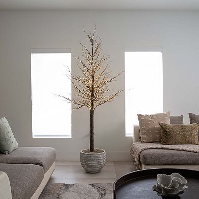 nearly natural 6-ft. Pre-Lit Artificial Twig Tree