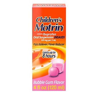 Children’s Motrin® Oral Suspension, Bubble Gum, 4 Oz