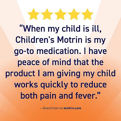 Children’s Motrin® Oral Suspension, Bubble Gum, 4 Oz