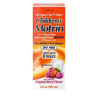 Children’s Motrin® Oral Suspension Dye-Free Berry, 4 Fl. Oz