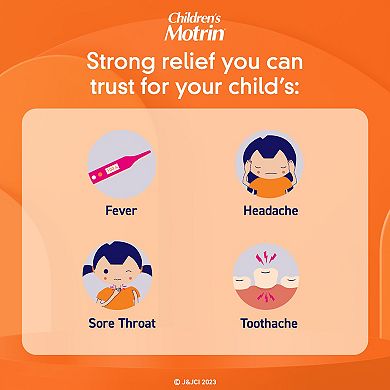 Children’s Motrin® Oral Suspension Dye-Free Berry, 4 Fl. Oz