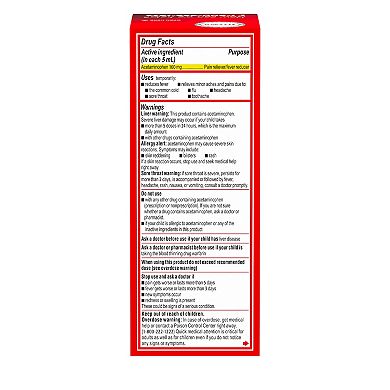 Children’s Tylenol Oral Suspension, Cherry, 4 Fl. Oz