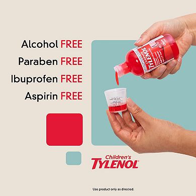 Children’s Tylenol Oral Suspension, Cherry, 4 Fl. Oz