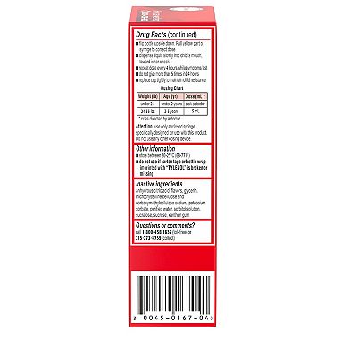 Infants’ Tylenol Oral Suspension, Dye-Free, Cherry, 1 Fl. Oz