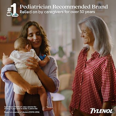 Infants’ Tylenol Oral Suspension, Dye-Free, Cherry, 2 Fl. Oz