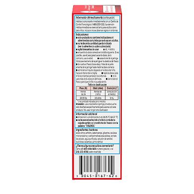 Infants’ Tylenol Oral Suspension, Dye-Free, Cherry, 2 Fl. Oz