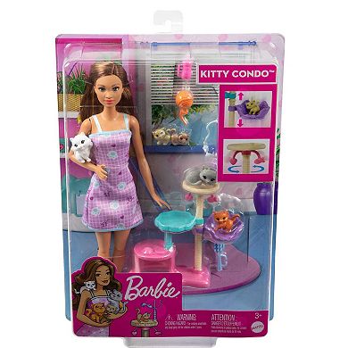 Barbie® Kitty Condo Doll and Pets with Accessories