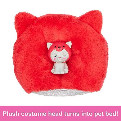 Barbie® Cutie Reveal Costume Kitten as Red Panda Doll & Accessories with 10 Surprises