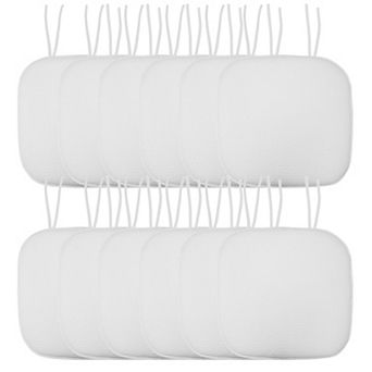 Sweet Home Memory Foam Honeycomb Non-Slip Back Chair Cushion 12 Pack