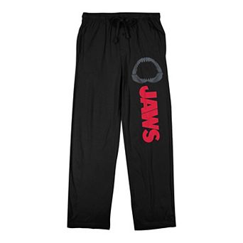 Men's Jaws Movie Title Logo Pajama Pants