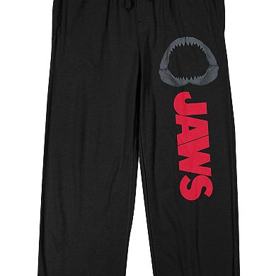 Men's Jaws Movie Title Logo Pajama Pants