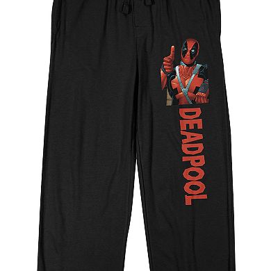 Men's Marvel Deadpool Thumbs Up Pajama Pants