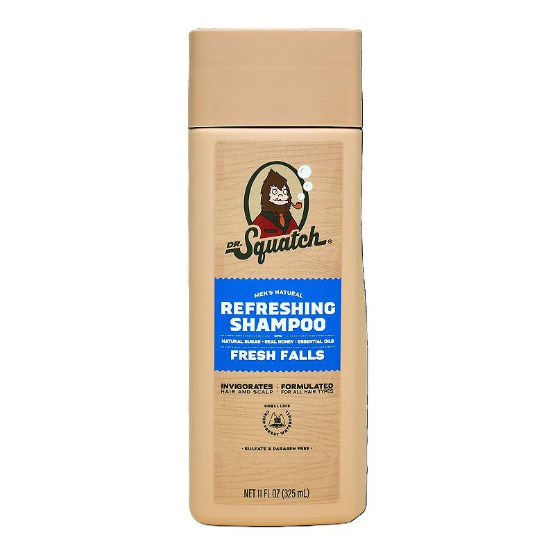 DR. SQUATCH Men's Natural Shampoo - Fresh Falls - 11 fl oz