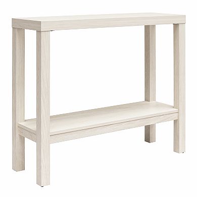 Ameriwood Home 2-Piece Parsons Wrap-Around Sofa Accent Tables Set