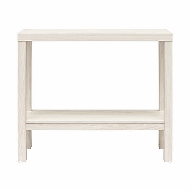 Ameriwood Home 2-Piece Parsons Wrap-Around Sofa Accent Tables Set