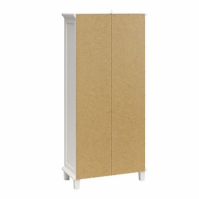Ameriwood Home Ellington Tall Accent Cabinet with Glass Doors