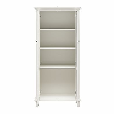 Ameriwood Home Ellington Tall Accent Cabinet with Glass Doors