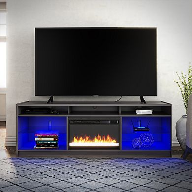 Ameriwood Home Luna Electric Fireplace TV Stand
