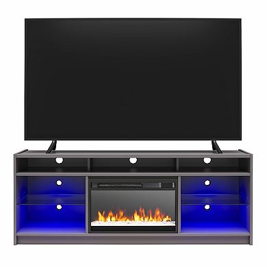 Ameriwood Home Luna Electric Fireplace TV Stand