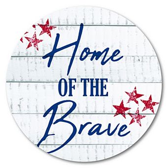 COURTSIDE MARKET Brave Plaque Wall Art