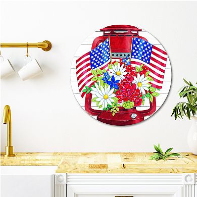 COURTSIDE MARKET Lantern Plaque Wall Art