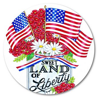 COURTSIDE MARKET Mason Jar Plaque Wall Art