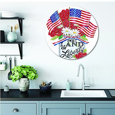 COURTSIDE MARKET Mason Jar Plaque Wall Art