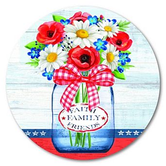 COURTSIDE MARKET Flowers II Plaque Wall Art