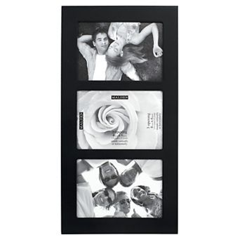 Malden 3-Opening 4x6 Black Collage Photo Frame