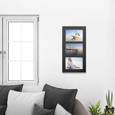 Malden 3-Opening 4x6 Black Collage Photo Frame