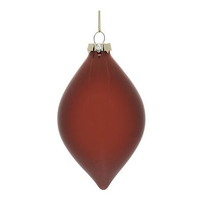 Melrose 6-Piece Red Glass Ball Ornament Set