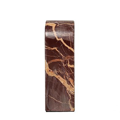 Everyday Decor Brown Marbled Arch Tabletop Decoration