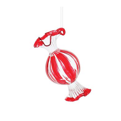 Melrose Peppermint Candy Ornament (Set of 12)