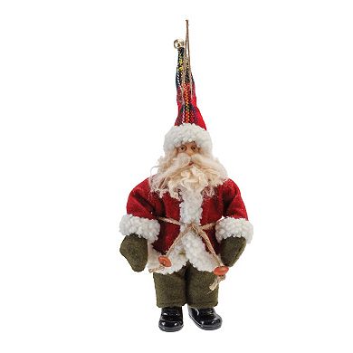 Melrose Vintage Santa Ornament (Set of 6)