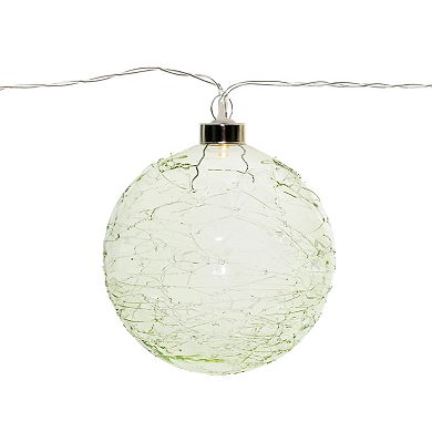 Melrose 4-Piece LED Glass Ball Ornament String Set