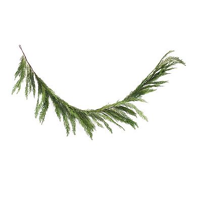 Melrose Winter Cedar Foliage Garland 2-Piece Set