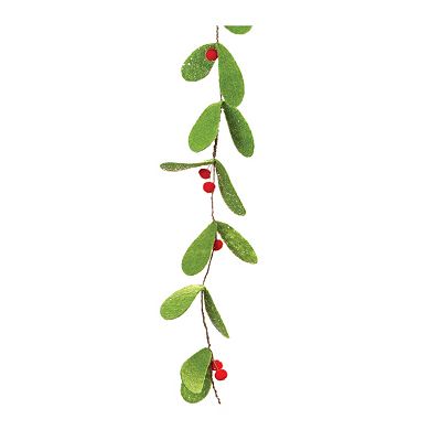 Melrose Artificial Mistletoe String Garland 2-piece Set