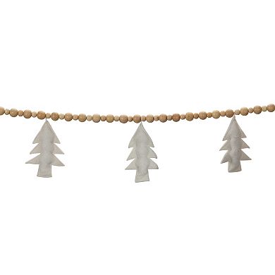 Melrose Beaded Tree Garland 2-piece Set