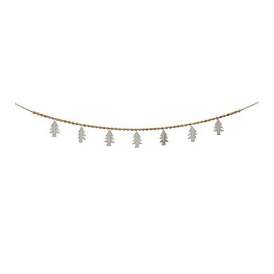Melrose Beaded Tree Garland 2-piece Set