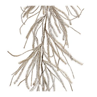 Melrose Glittered Artificial Pine Garland 2-piece Set