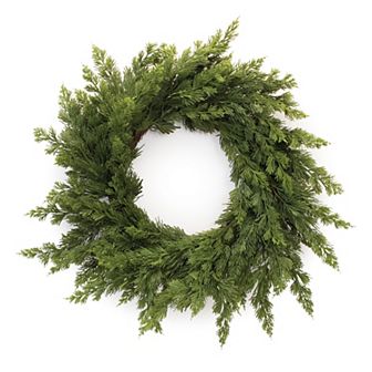 Melrose Artificial Variegated Pine Wreath