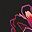 Black Open Floral