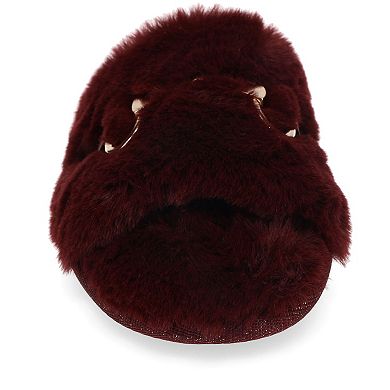 BCBG Generation Tiana Women's Horsebit Open Toe Slide Slippers