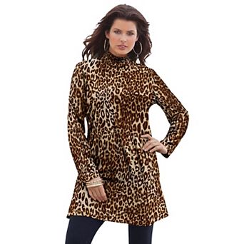 Roaman's Women's Plus Size Ultimate Mockneck Tunic