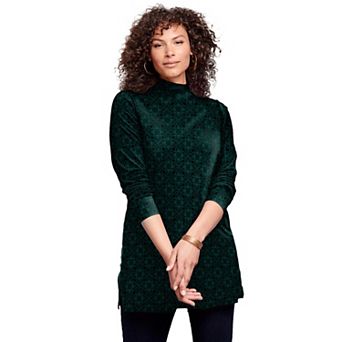 Roaman's Women's Plus Size Ultimate Mockneck Tunic
